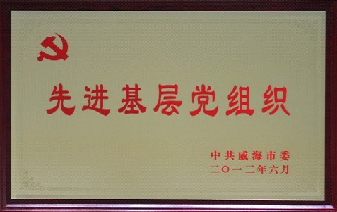 安然党总支荣获"威海市先进基层党组织"称号