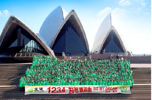宝健5000人团队刷新悉尼接待最大外国旅行团记录